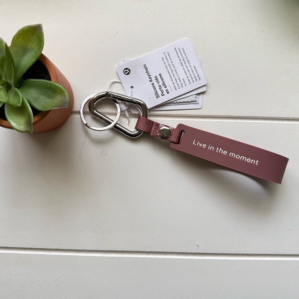 lululemon athletica pinky brown  Key Holder